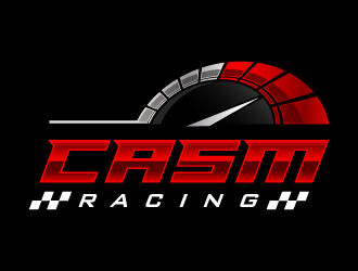 CASM RACING logo design by pencilhand