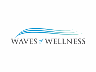 Waves of Wellness logo design by mutafailan