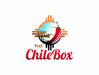 The Chile Box logo design by DelvinaArt