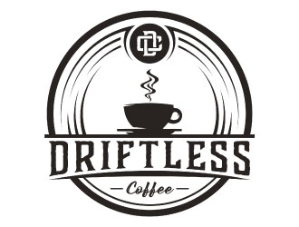 Driftless Coffee logo design by DesignPal