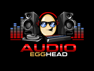 Audio Egghead logo design by veron