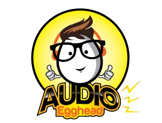 Audio Egghead logo design by REDCROW