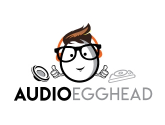 Audio Egghead logo design by REDCROW