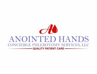 Anointed Hands Concierge Phlebotomy Services, LLC logo design by naldart