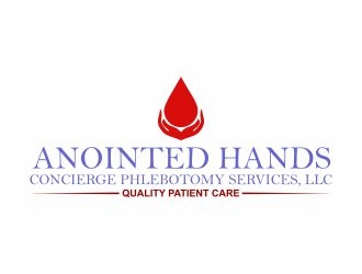 Anointed Hands Concierge Phlebotomy Services, LLC logo design by naldart