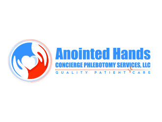 Anointed Hands Concierge Phlebotomy Services, LLC logo design by schiena