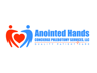 Anointed Hands Concierge Phlebotomy Services, LLC logo design by schiena