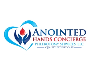 Anointed Hands Concierge Phlebotomy Services, LLC logo design by SDLOGO