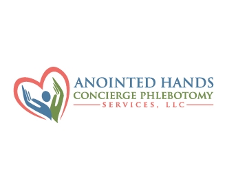 Anointed Hands Concierge Phlebotomy Services, LLC logo design by NikoLai