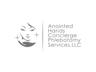 Anointed Hands Concierge Phlebotomy Services, LLC logo design by YONK