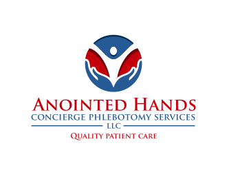 Anointed Hands Concierge Phlebotomy Services, LLC logo design by ingepro