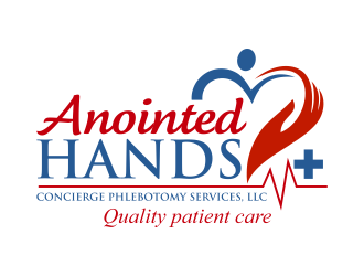 Anointed Hands Concierge Phlebotomy Services, LLC logo design by ingepro