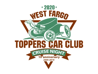 Toppers Car Club logo design by DreamLogoDesign