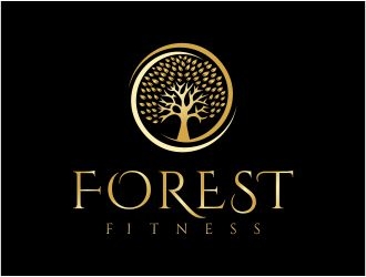 Forest Fitness Club logo design by 48art