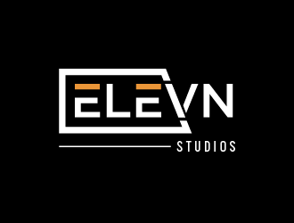 ELEVN STUDIOS logo design by pollo