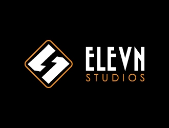 ELEVN STUDIOS logo design by desynergy