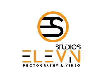 ELEVN STUDIOS logo design by Bassfade