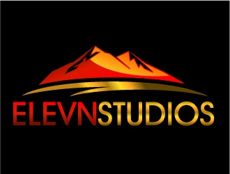 ELEVN STUDIOS logo design by Dawnxisoul393