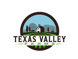 Texas Valley Farms logo design by tec343