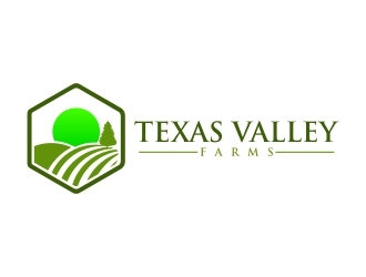 Texas Valley Farms logo design by zoominten