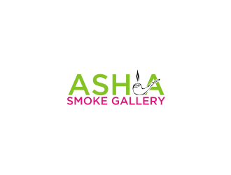 Ashia Smoke Gallery  logo design by Diancox