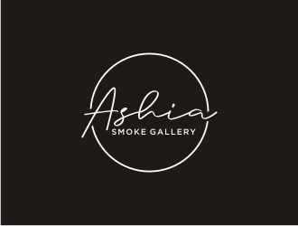 Ashia Smoke Gallery  logo design by bricton