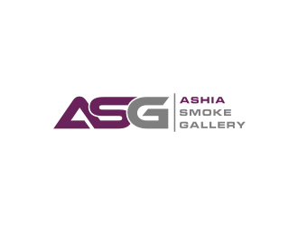 Ashia Smoke Gallery  logo design by bricton