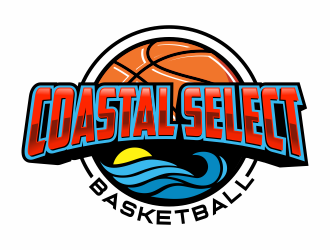 Coastal Select Basketball logo design by agus
