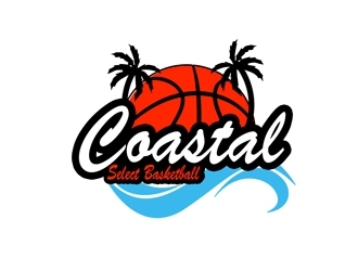 Coastal Select Basketball logo design by bougalla005