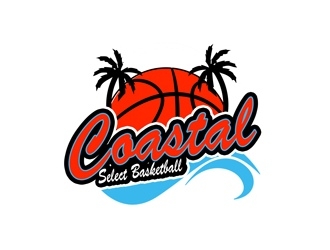 Coastal Select Basketball logo design by bougalla005