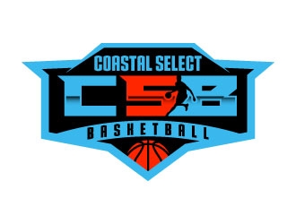 Coastal Select Basketball logo design by daywalker