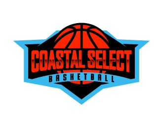 Coastal Select Basketball logo design by daywalker