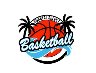 Coastal Select Basketball logo design by bougalla005
