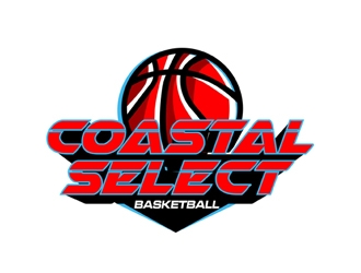 Coastal Select Basketball logo design by idesign88