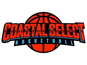 Coastal Select Basketball logo design by daywalker