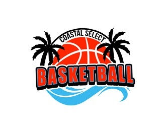 Coastal Select Basketball logo design by bougalla005