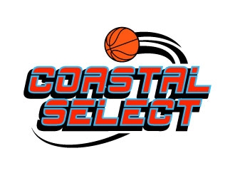 Coastal Select Basketball logo design by Suvendu