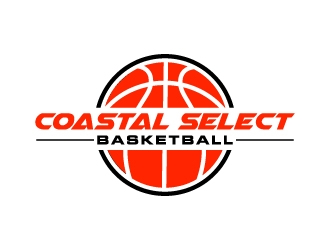 Coastal Select Basketball logo design by labo