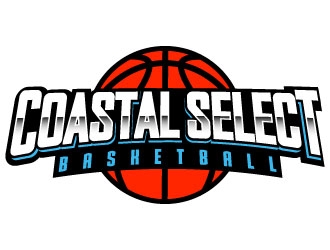 Coastal Select Basketball logo design by daywalker