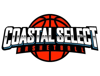 Coastal Select Basketball logo design by daywalker