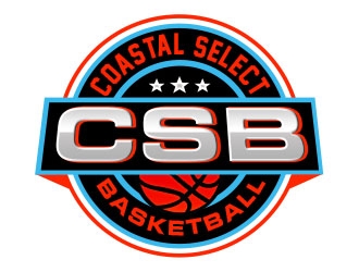 Coastal Select Basketball logo design by Benok