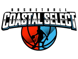 Coastal Select Basketball logo design by daywalker