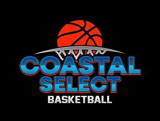 Coastal Select Basketball logo design by Benok