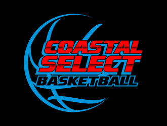Coastal Select Basketball logo design by beejo
