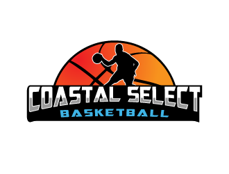 Coastal Select Basketball logo design by logy_d