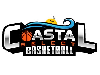 Coastal Select Basketball logo design by Suvendu