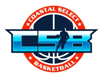 Coastal Select Basketball logo design by Suvendu