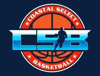 Coastal Select Basketball logo design by Suvendu