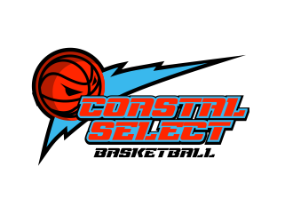 Coastal Select Basketball logo design by serprimero