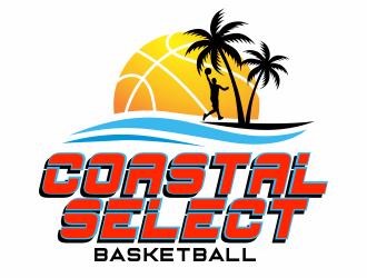 Coastal Select Basketball logo design by agus